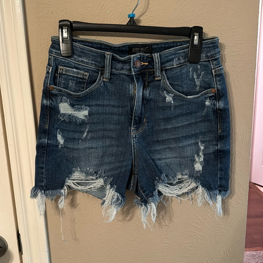 Judy Blue Jean Shorts High Rise Size Medium